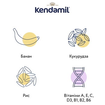 Молочна каша Kendamil з бананом, 150 г - Pampik - 2