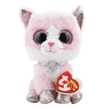 М'яка іграшка TY Beanie Boo's Рожеве кошеня Fiona, 15 см (36366) - Pampik - 5