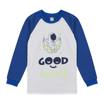 Лонгслів Garnamama Neon LS 164 Синий Белый (1064063.13336622) - Pampik