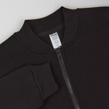 Бомбер утеплений Garnamama Oversize sport zip на молнии 110-116 Черный (1069565.1407301) - Pampik - 4