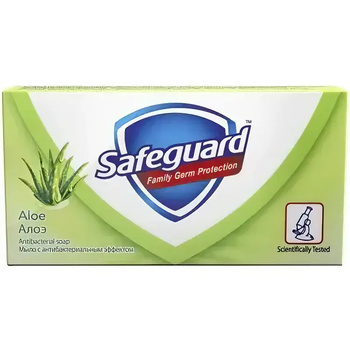 Мило туалетне Safeguard Ніжний догляд з алое, 90 г - Pampik