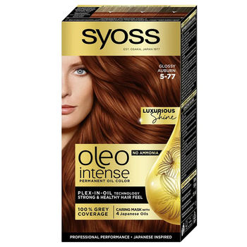 Краска для волос Syoss Oleo Intense 5-77 Глянцевая бронза, 115 мл - Pampik