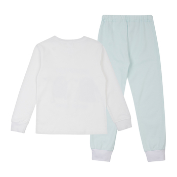 Светящаяся пижама Garnamama Neon PG 128 Белый Зеленый (1030835.5084190) - Pampik - 2