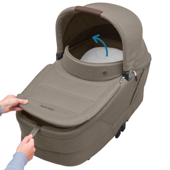 Люлька до коляски Maxi-Cosi Sense Twillic Truffle (1522470110) - Pampik - 7