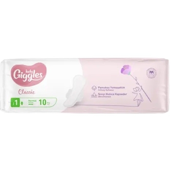 Гігієнічні прокладки Giggles Lady Classic Normal 1, 5 крапель, 10 шт. - Pampik