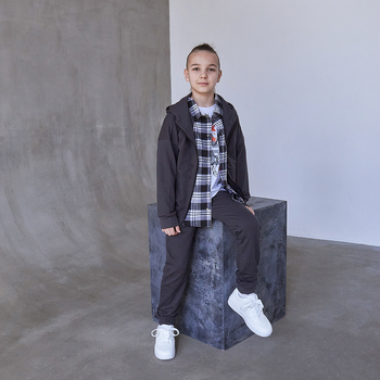 Спортивний костюм Garnamama Basic Jacket 158 Сірий (1012526.1370898) - Pampik - 3