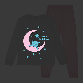 Светящаяся пижама Garnamama Neon PG 140 Белый (1029850.5084183) - Pampik - 2