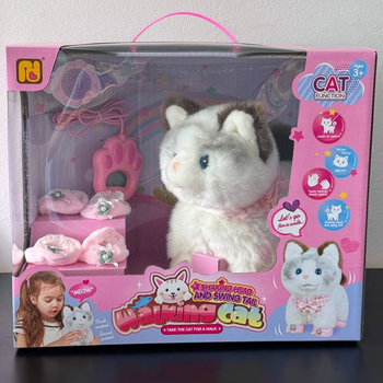 Інтерактивна м'яка іграшка AiDA Cute Cat (AD933-87E) - Pampik - 6