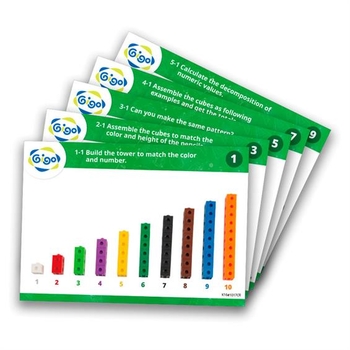 Навчальний набір для рахування Gigo З'єднай кубики (1017CR) - Pampik - 4