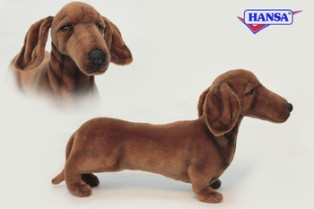 М'яка іграшка Hansa Такса, довжина 59 см (38768) - Pampik - 2