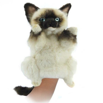 Мягкая игрушка на руку Hansa Puppet Котенок сиамский, 30 см (8228) - Pampik