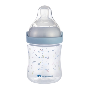 Пляшечка для годування Bebe Confort Physio Air Confort Blue 0+, 150 мл (3102202150) - Pampik