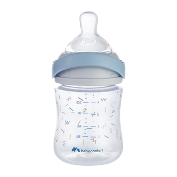 Пляшечка для годування Bebe Confort Physio Air Confort Blue 0+, 150 мл (3102202150) - Pampik - 5