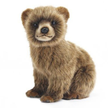 Мягкая игрушка Hansa Бурый медвежонок, 24 см (7037) - Pampik - 2