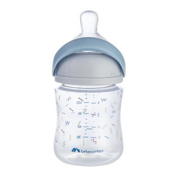 Пляшечка для годування Bebe Confort Physio Air Confort Blue 0+, 150 мл (3102202150) - Pampik - 3