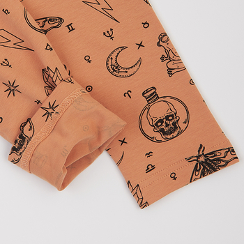 Лосини Garnamama Lasting leggings 164 Бежевий Чорний (1062736.1353388) - Pampik - 5