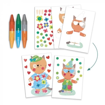 Набір для творчості Djeco Звірята (DJ09293) - Pampik - 4