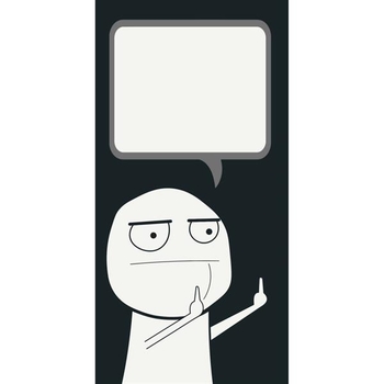 Открытка по номерам ArtCraft Fuck you 40х80 см (16111-AC) - Pampik