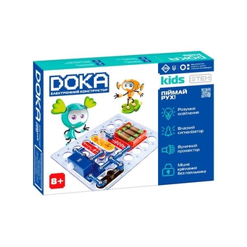 Електронний конструктор Doka Піймай рух! (D70705) - Pampik