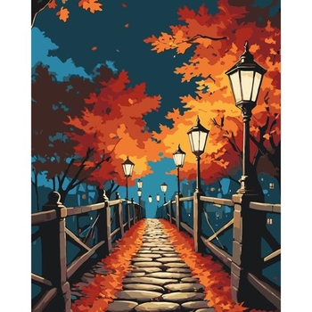 Картина по номерам ArtCraft Ночная прогулка 40х50 см (11054-AC) - Pampik - 2