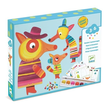 Набор для раскрашивания Djeco Семейка лис (DJ09897) - Pampik