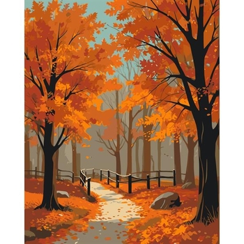 Картина по номерам ArtCraft Осенний лес 40х50 см (11055-AC) - Pampik