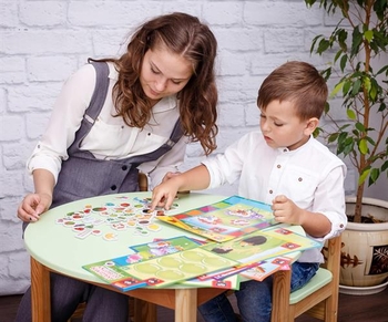 Навчальний набір Vladi Toys Властивості та ознаки з магнітною дошкою (VT5412-03) - Pampik - 2