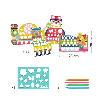 Набір для творчості Djeco Охайно але весело (DJ09888) - Pampik - 4