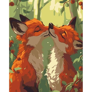 Картина по номерам ArtCraft Нежные лисички 40х50 см (11690-AC) - Pampik - 2