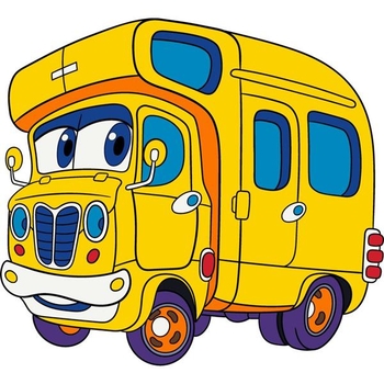 Дитяча розмальовка ArtCraft Фургончик 25х30 см (15070-AC) - Pampik