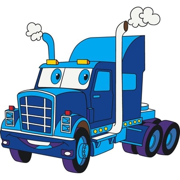 Детская раскраска ArtCraft Грузовик 25х30 см (15065-AC) - Pampik