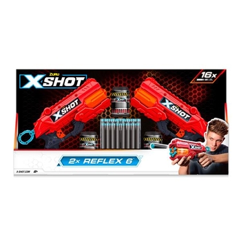 Набор быстрострельных бластеров X-Shot Excel Reflex Double (36434R) - Pampik