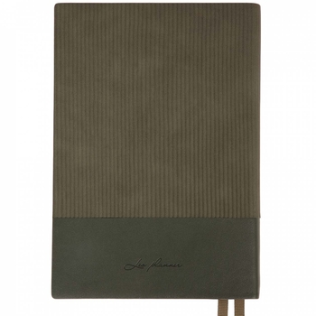 Щоденник Leo Planner Velvet А5, датований 2026, 368 сторінок, темно-зелений (252637) - Pampik - 2