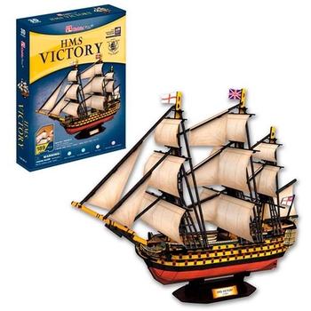 3D пазл CubicFun Корабль HMS Victory (T4019h) - Pampik