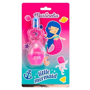 Набір дитячої косметики Martinelia Маленька русалочка Лак і блиск для губ (30512) - Pampik