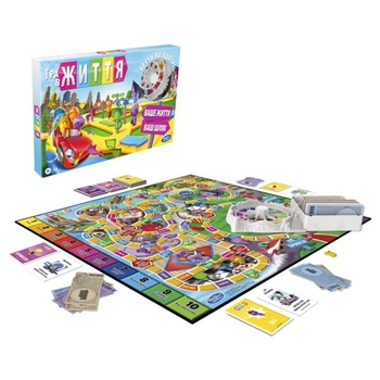 Настільна гра Hasbro Games Гра в життя оновлена українська версія (F0800) - Pampik - 2
