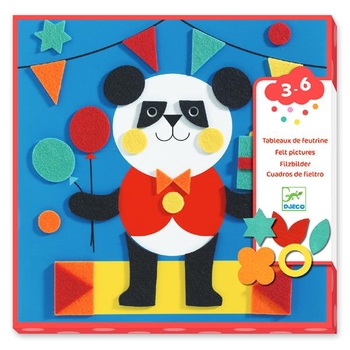 Набір для аплікації Djeco Звірята з фетру (DJ09863) - Pampik