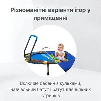 Розважальний центр 3 в 1 SmarTrike Trampoline Батут з басейном та кульками (9200000) - Pampik - 6