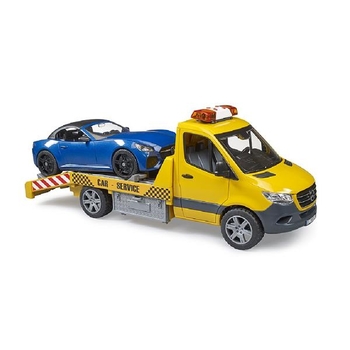 Набір моделей Bruder Евакуатор MB Sprinter з Roadster свет, звук (02675) - Pampik