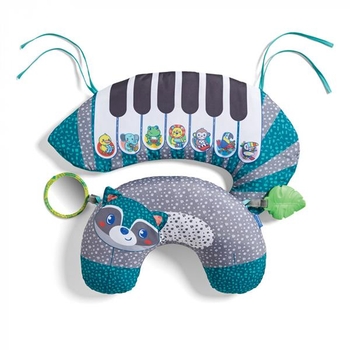 Розвиваюча іграшка Infantino Подушка-рояль 3 в 1 Єнот (313021I) - Pampik - 2