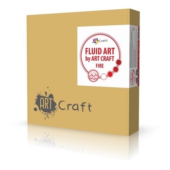 Набор для творчества Art Craft Fluid Art Огонь (16501-AC) - Pampik