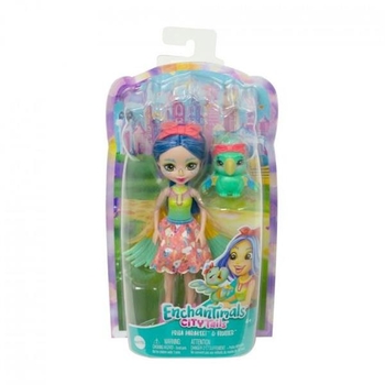 Кукла Enchantimals Попугайчик Прита с любимцем, 15 см (HHB89) - Pampik
