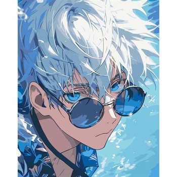 Картина за номерами ArtCraft Ґоджьо Сатору 40х50 см (16090-AC) - Pampik