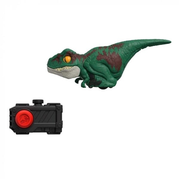 Ігрова фігурка Jurassic World Дрессований велоцираптор 15 см зі звуком зелений (GYN41-GYN38) - Pampik