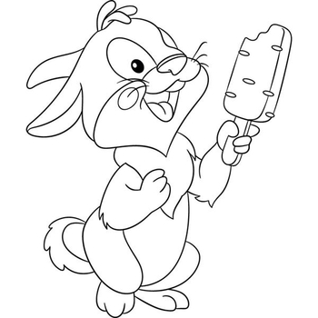 Детская раскраска ArtCraft Зайка 25х30 см (15081-AC) - Pampik - 2