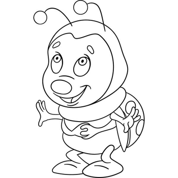 Дитяча розмальовка ArtCraft Жук сонечко 25х30 см (15049-AC) - Pampik - 2