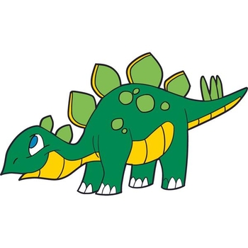 Детская раскраска ArtCraft Стегозаврик 25х30 см (15057-AC) - Pampik