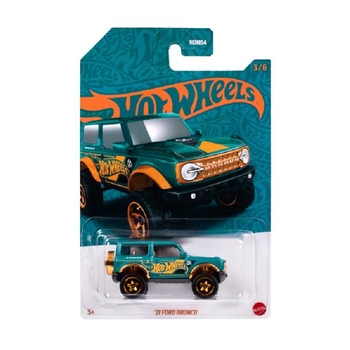 Машинка Hot Wheels Жемчужные и хромированные 21 Ford Bronco (HDH54-HVX02) - Pampik
