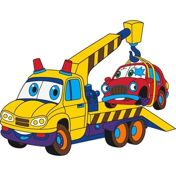 Детская раскраска ArtCraft Эвакуатор 25х30 см (15067-AC) - Pampik