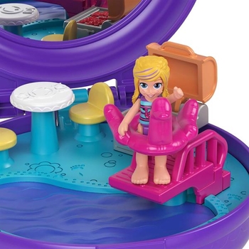 Игровой набор Polly Pocket Тематические прически фиолетовый (GVM22-GVM23) - Pampik - 2